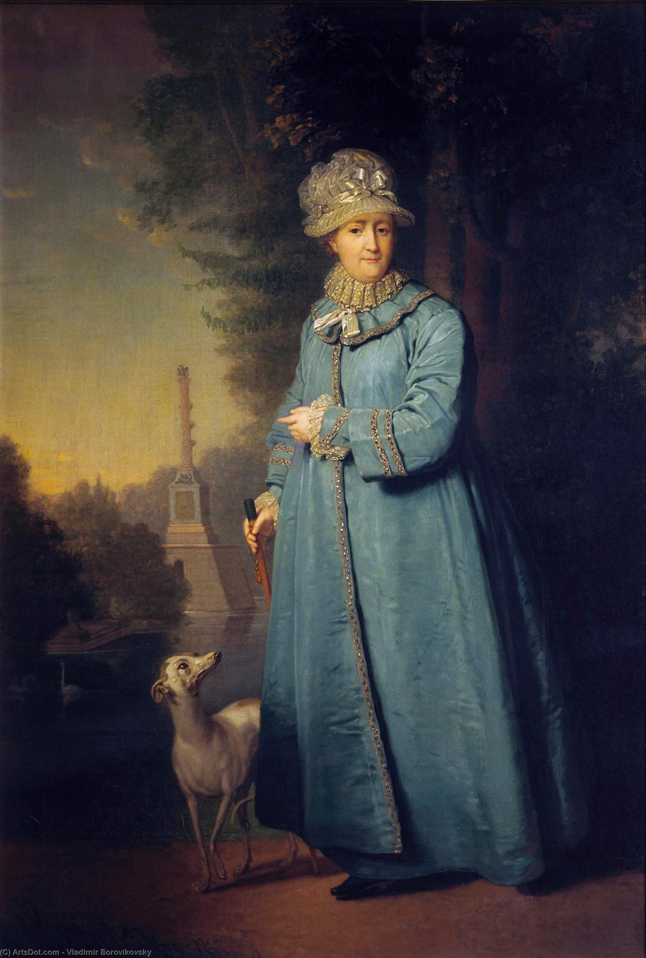 Vladimir borovikovsky portrait of catherine ii empress of russia